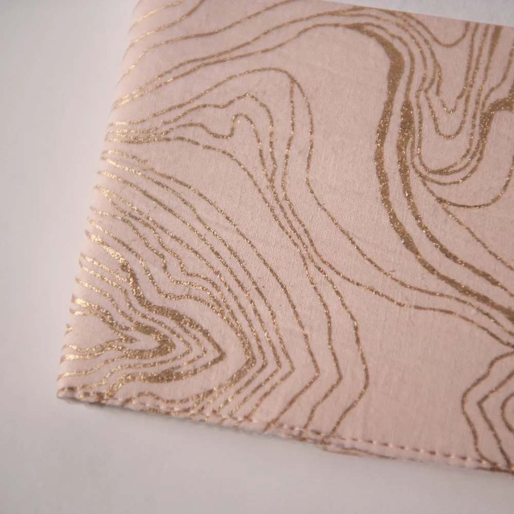 Print Fresh Softcover Fabric Bullet Journal with Loop Closures